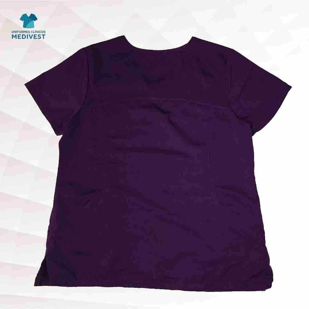 Túnica clínica morada Medivest - miniatura 2