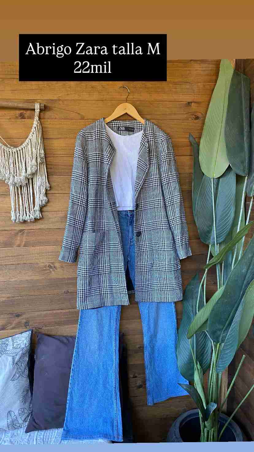 Blazer a cuadros Zara nuevo - miniatura 4