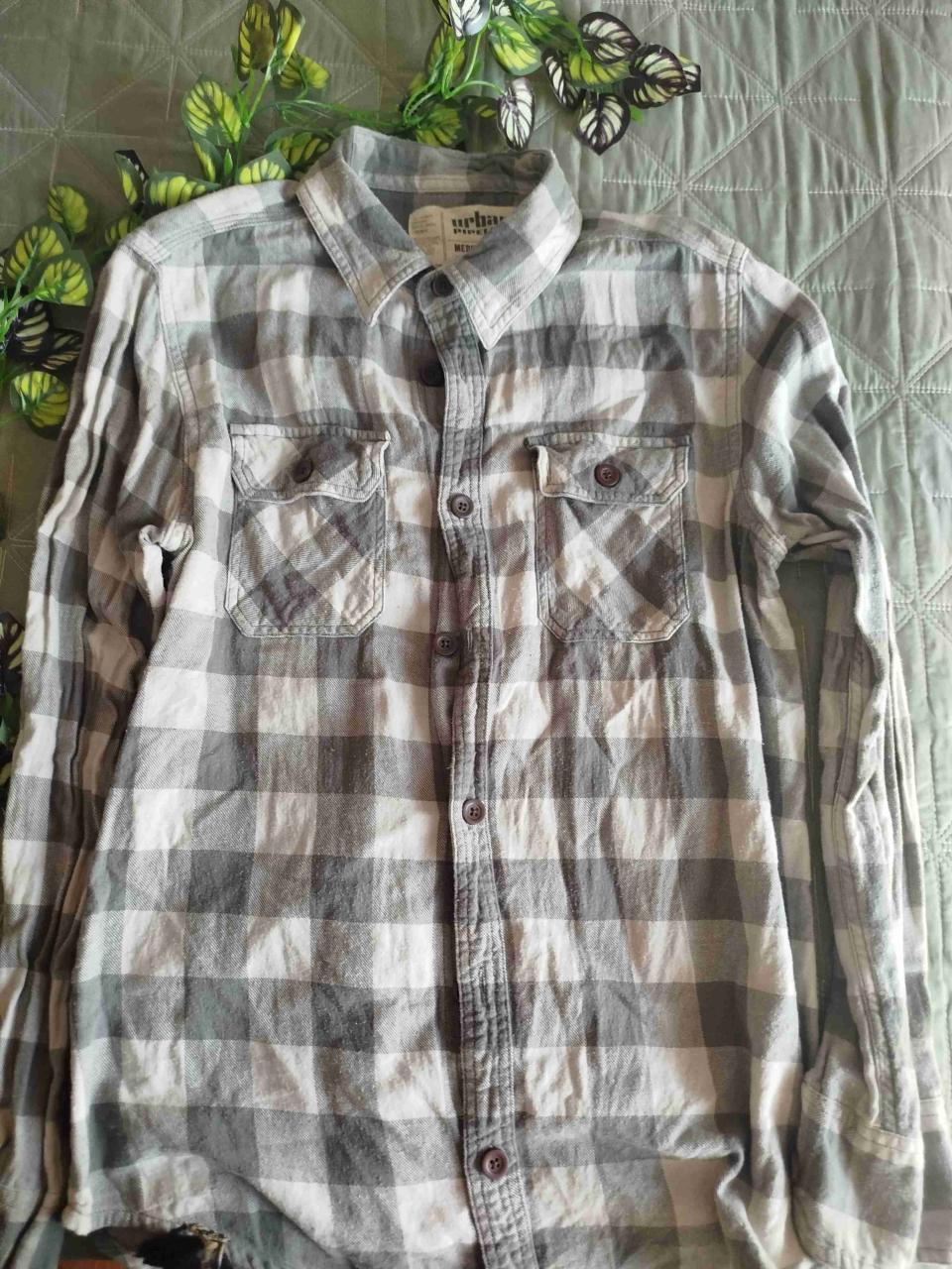 Camisa a cuadros gris Urban - miniatura 1