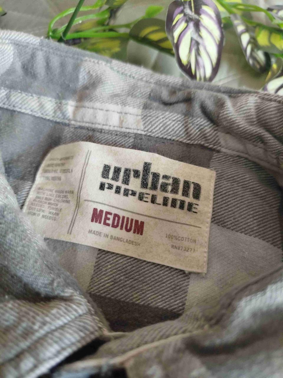 Camisa a cuadros gris Urban - miniatura 2