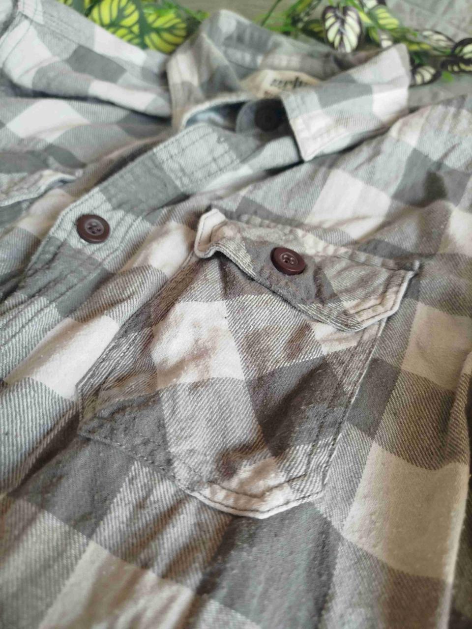 Camisa a cuadros gris Urban - miniatura 3