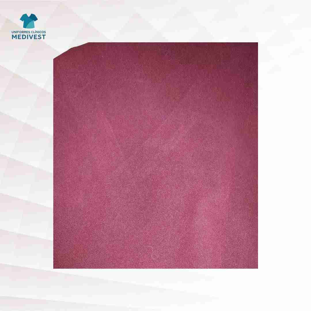 Polera clínica burdeos - miniatura 3