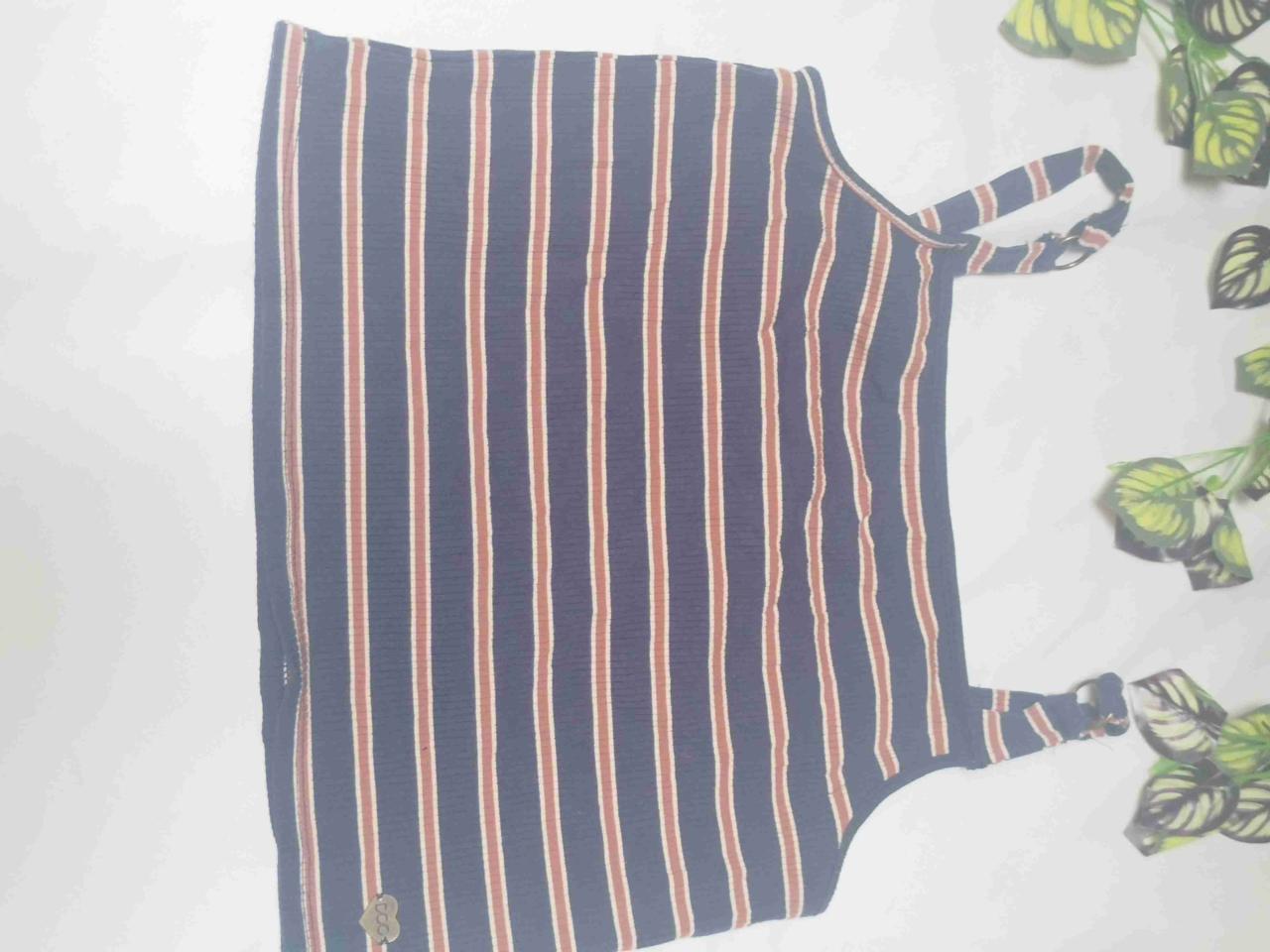 Polera sin mangas rayada azul - miniatura 3