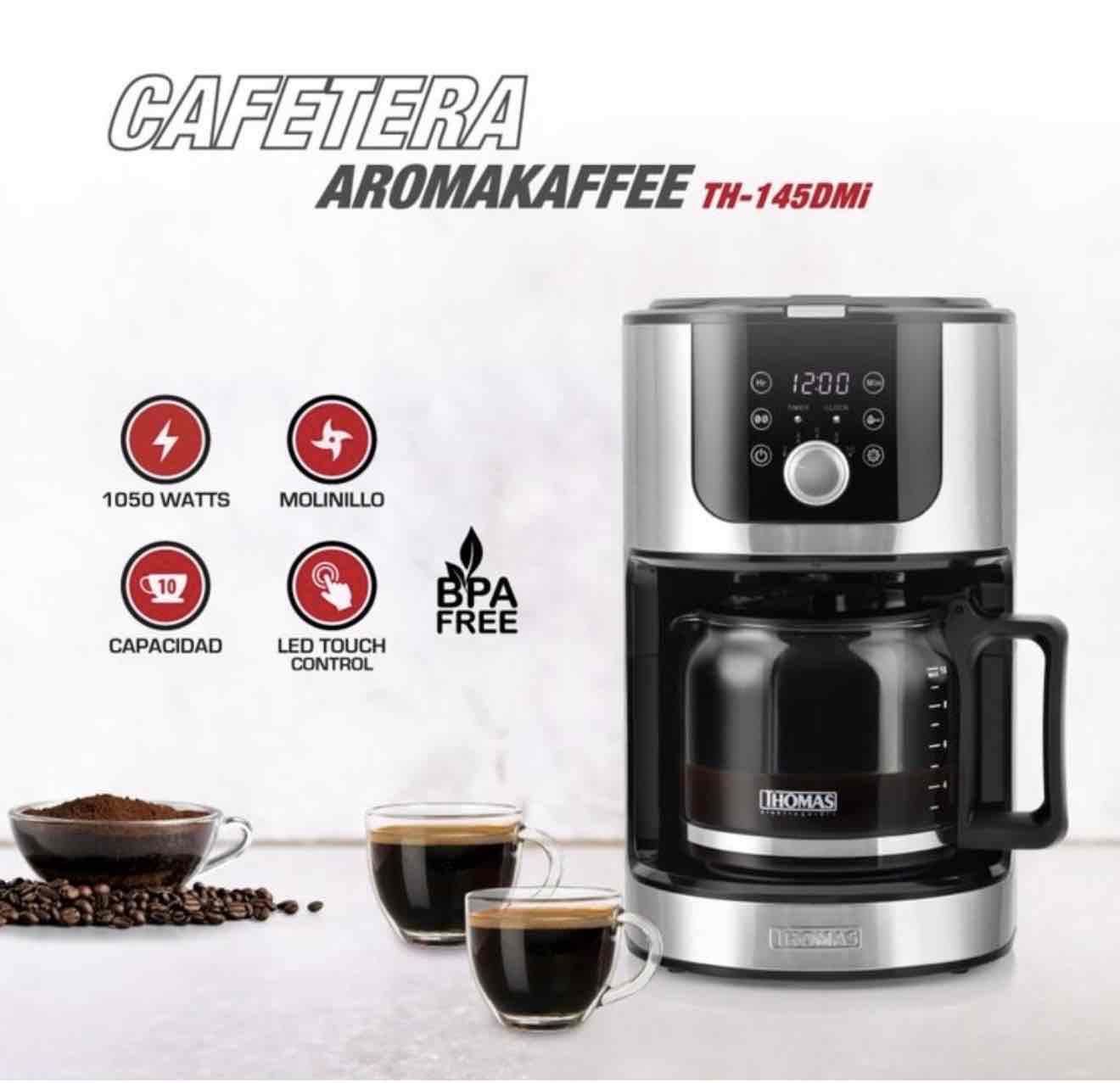 Cafetera grano digital Thomas TH-145DMi - miniatura 2