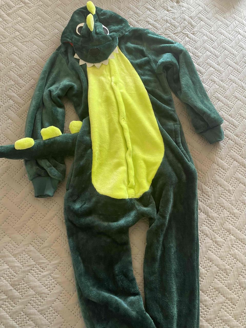 Disfraz/Pijama  de dinosaurio para niño - miniatura 2