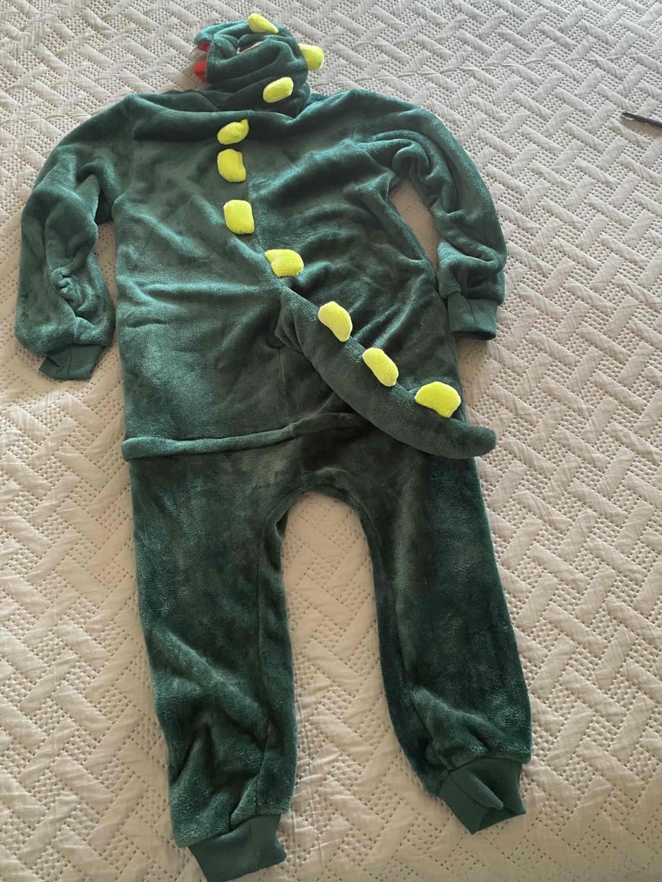 Disfraz/Pijama  de dinosaurio para niño - miniatura 3