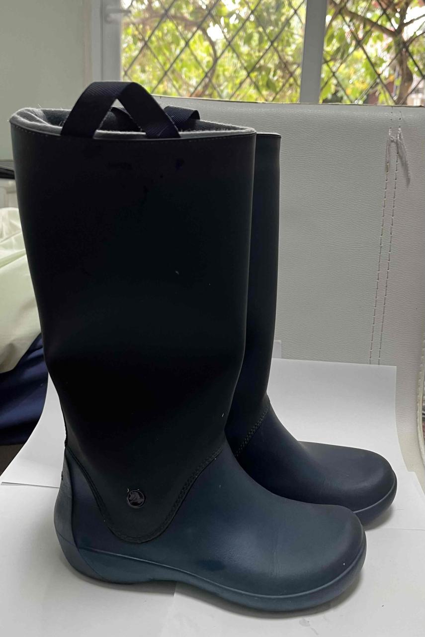 Botas impermeables azul marino