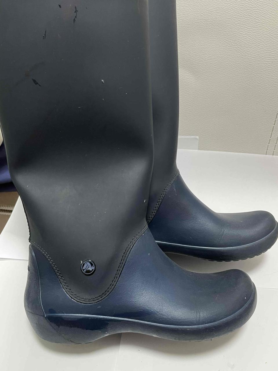 Botas impermeables azul marino - miniatura 2