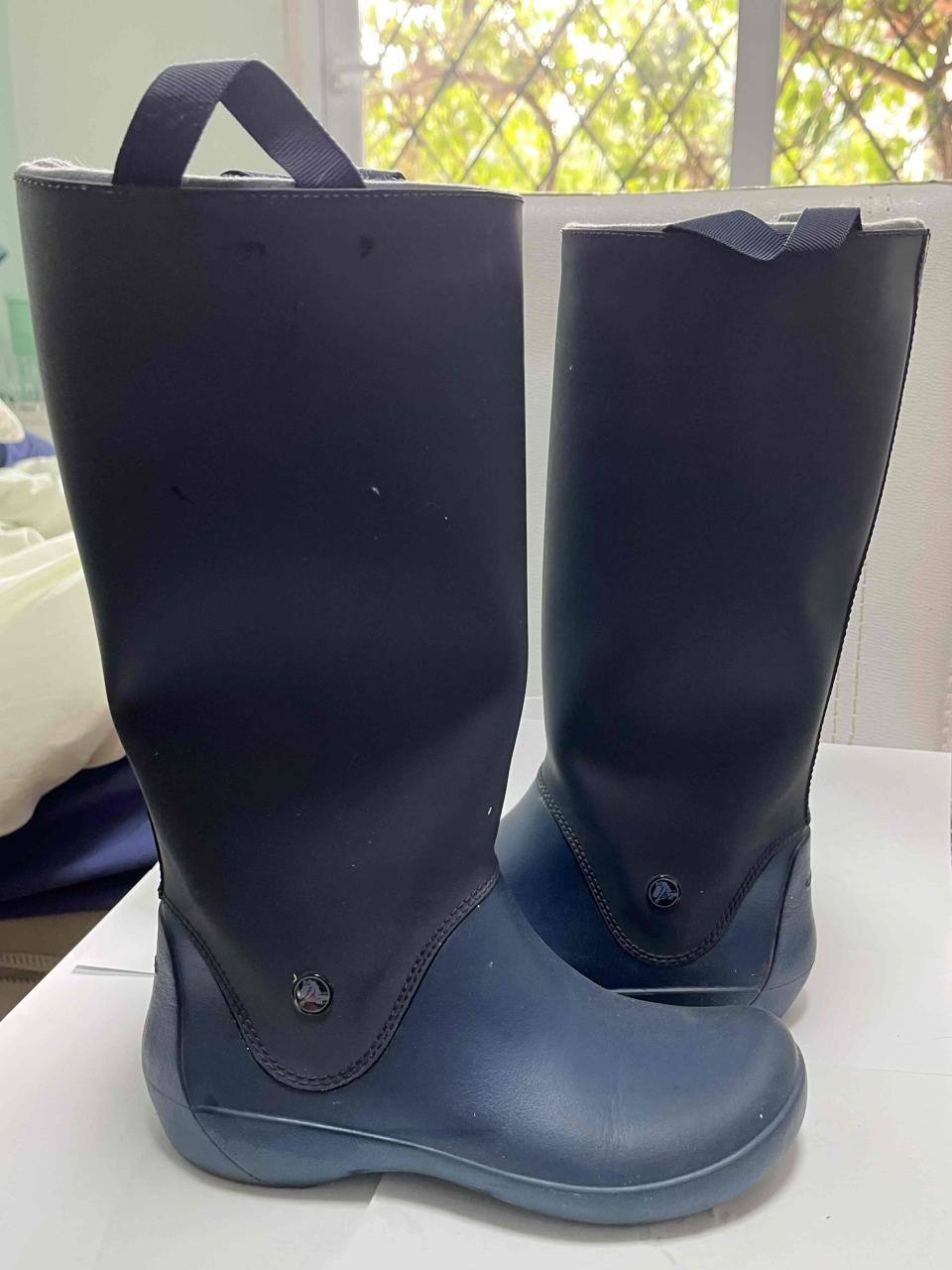 Botas impermeables azul marino - miniatura 3