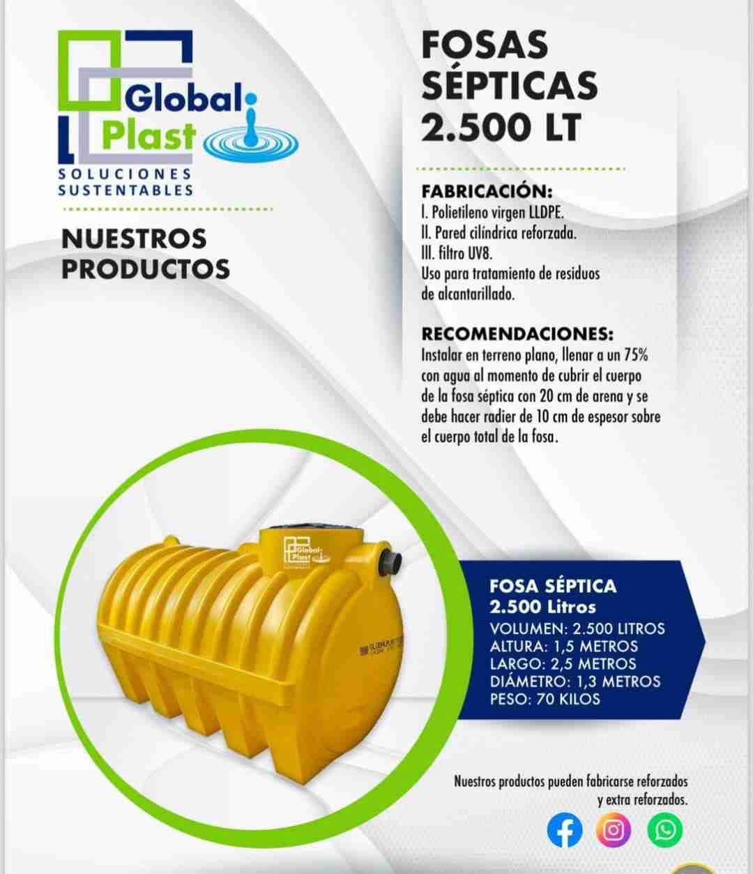 Fosas sépticas  2500L  con kit comple - miniatura 3