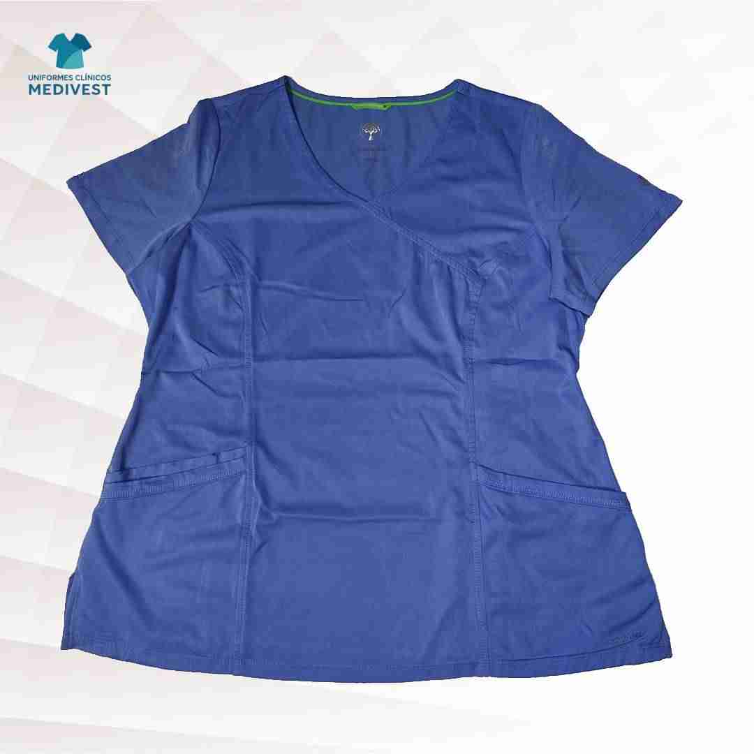 Blusa médica azul Medivest - miniatura 1