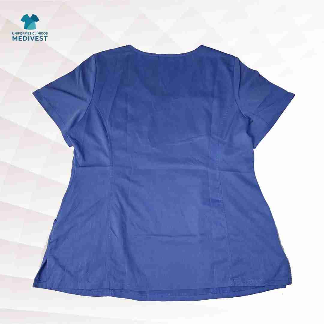Blusa médica azul Medivest - miniatura 2