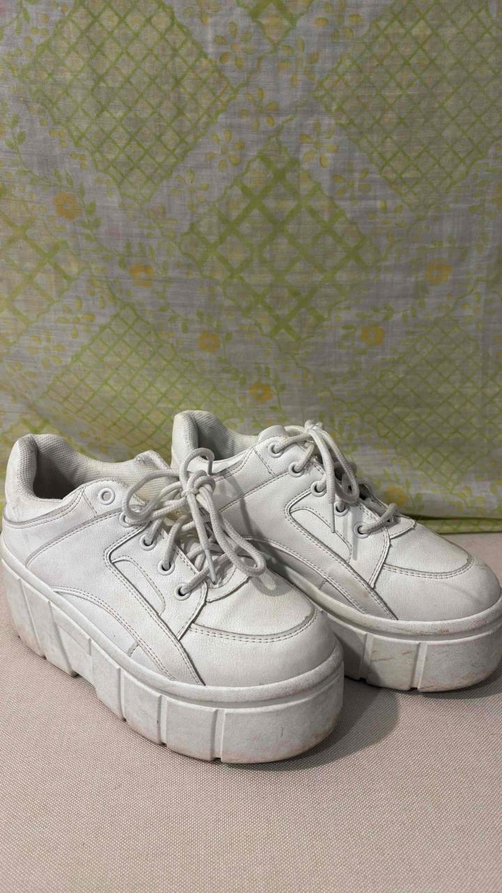 Zapatillas blancas plataforma