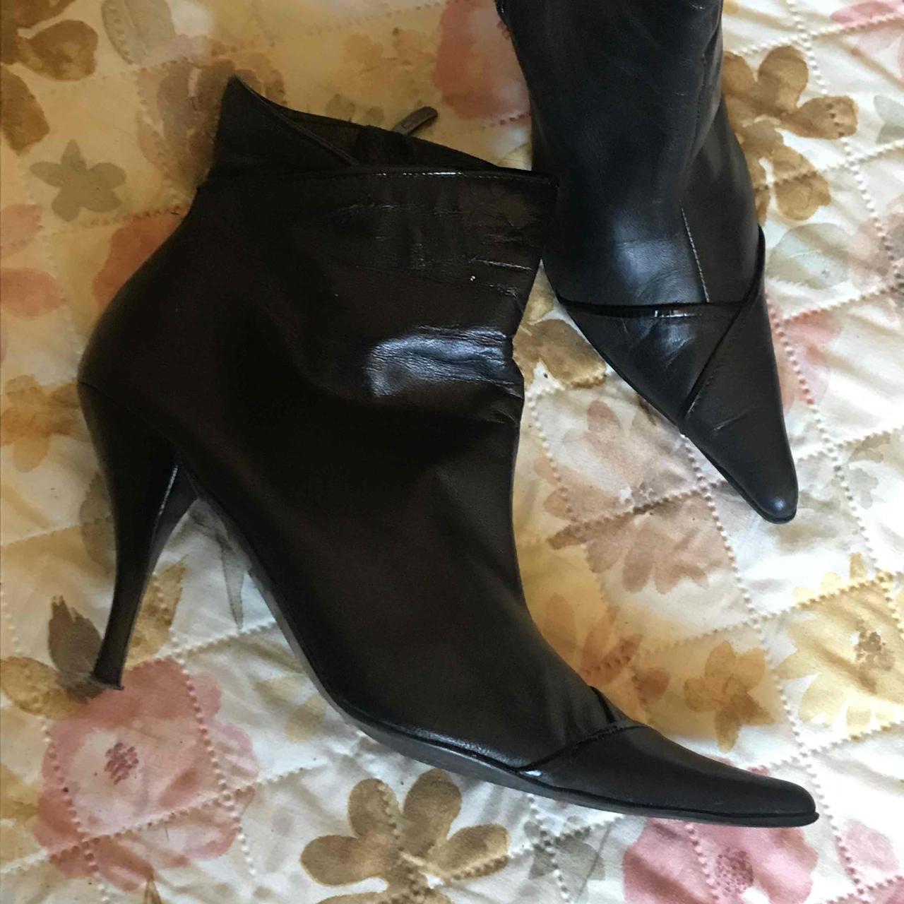 Botines negros de tacón alto - miniatura 1