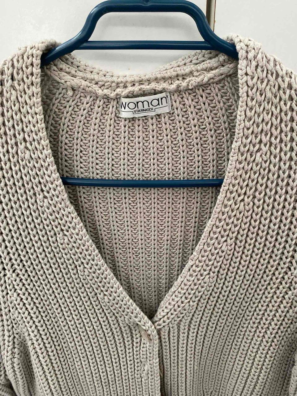 Chaleco tejido beige, marca Woman, talla S/M - miniatura 2
