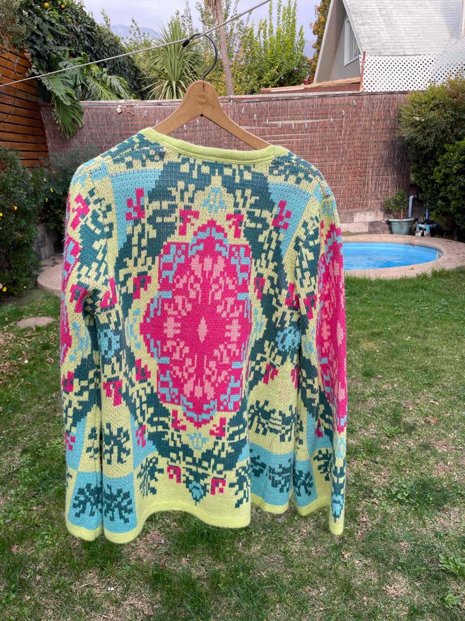 Cardigan estampado colorido - miniatura 2
