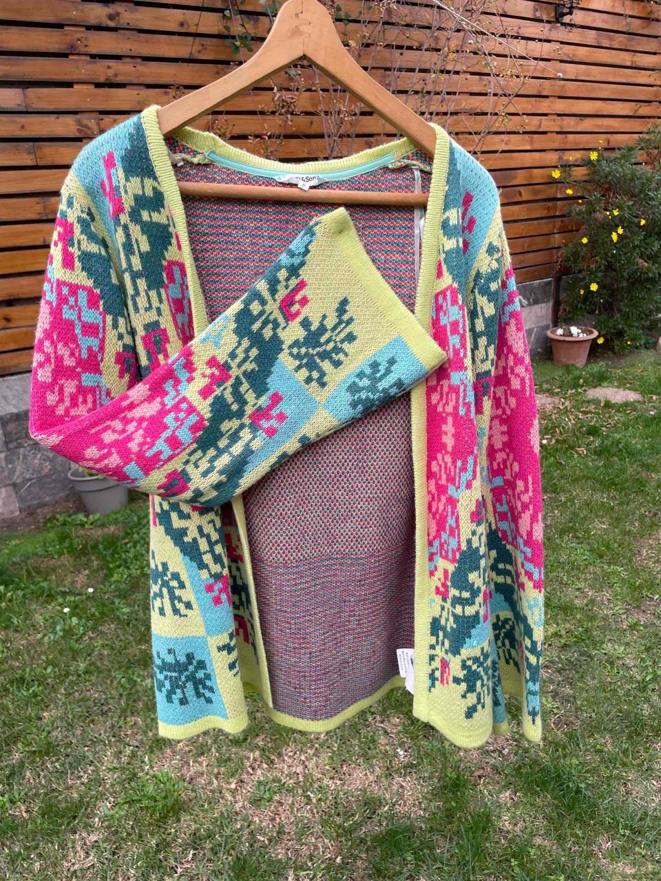 Cardigan estampado colorido - miniatura 4