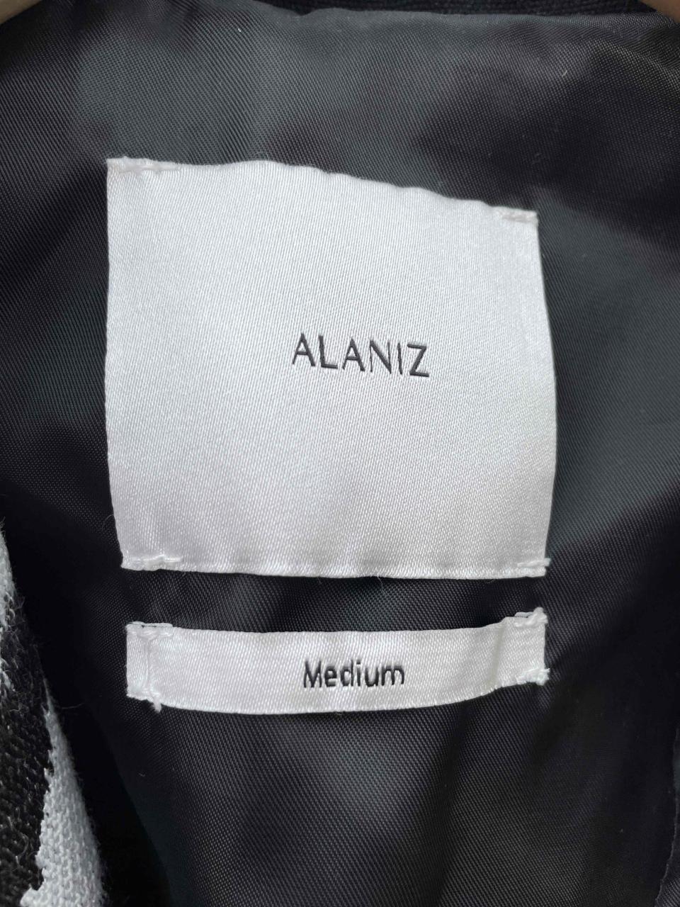 Blazer estampado cebra blanco y negro - miniatura 4