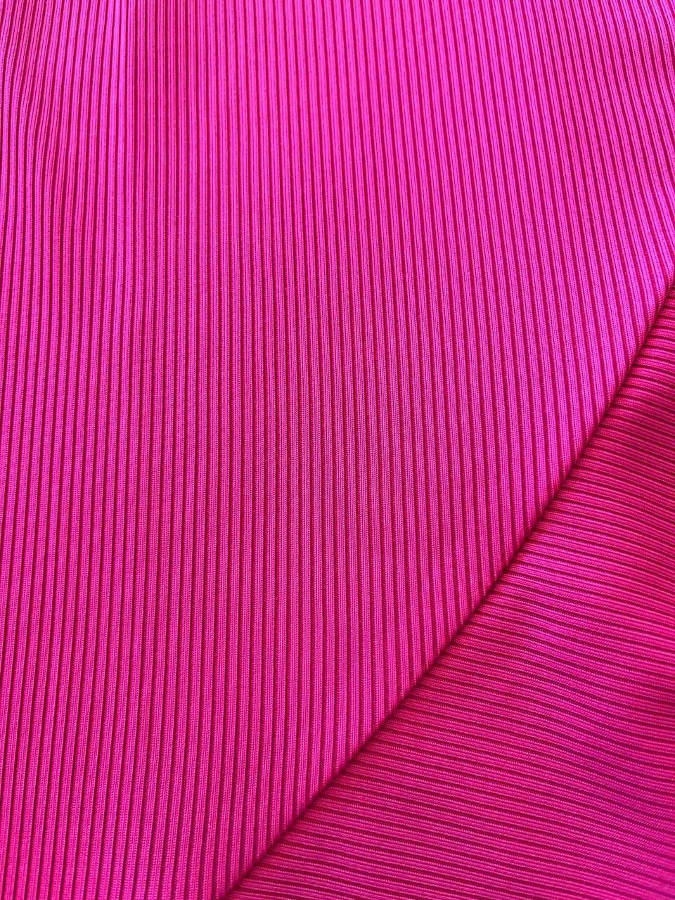 Vestido fucsia con volantes - miniatura 5