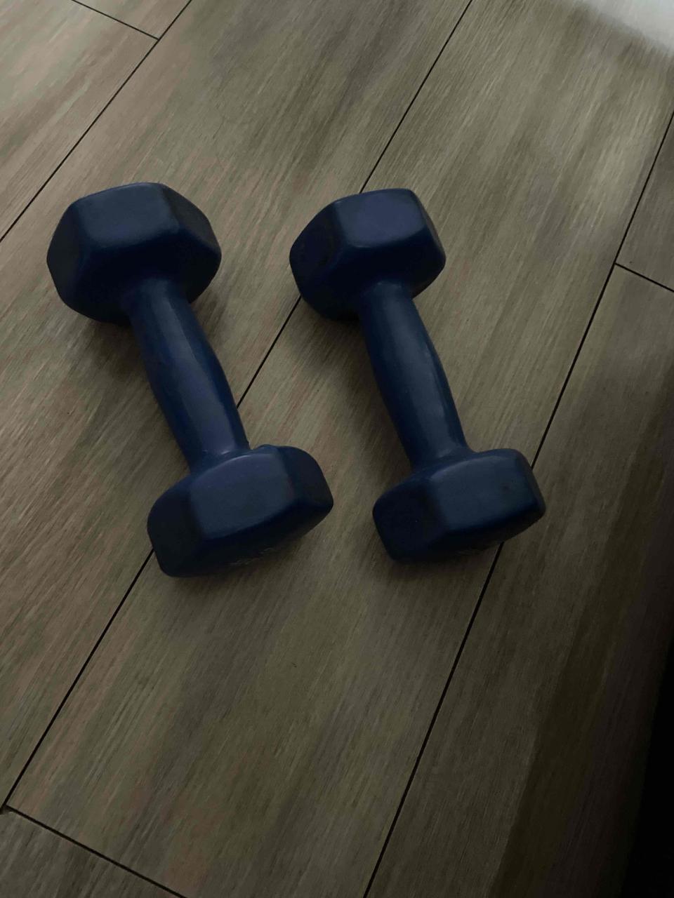 Mancuernas de entrenamiento azul - miniatura 1
