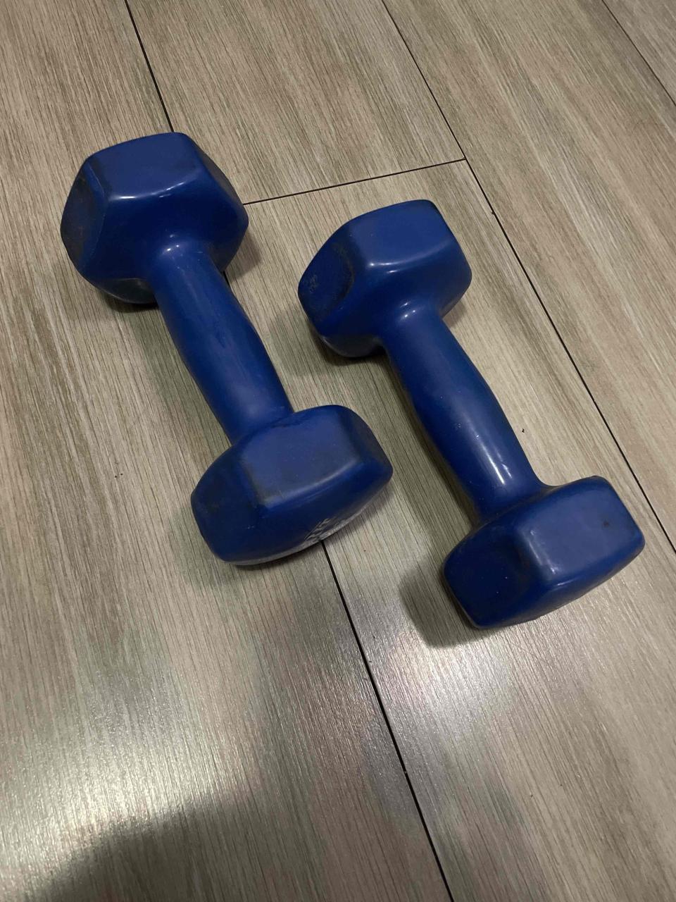 Mancuernas de entrenamiento azul - miniatura 2