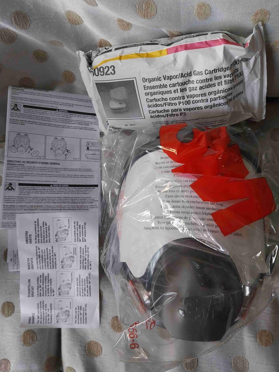 Máscara facial completa 3M mediana - miniatura 2
