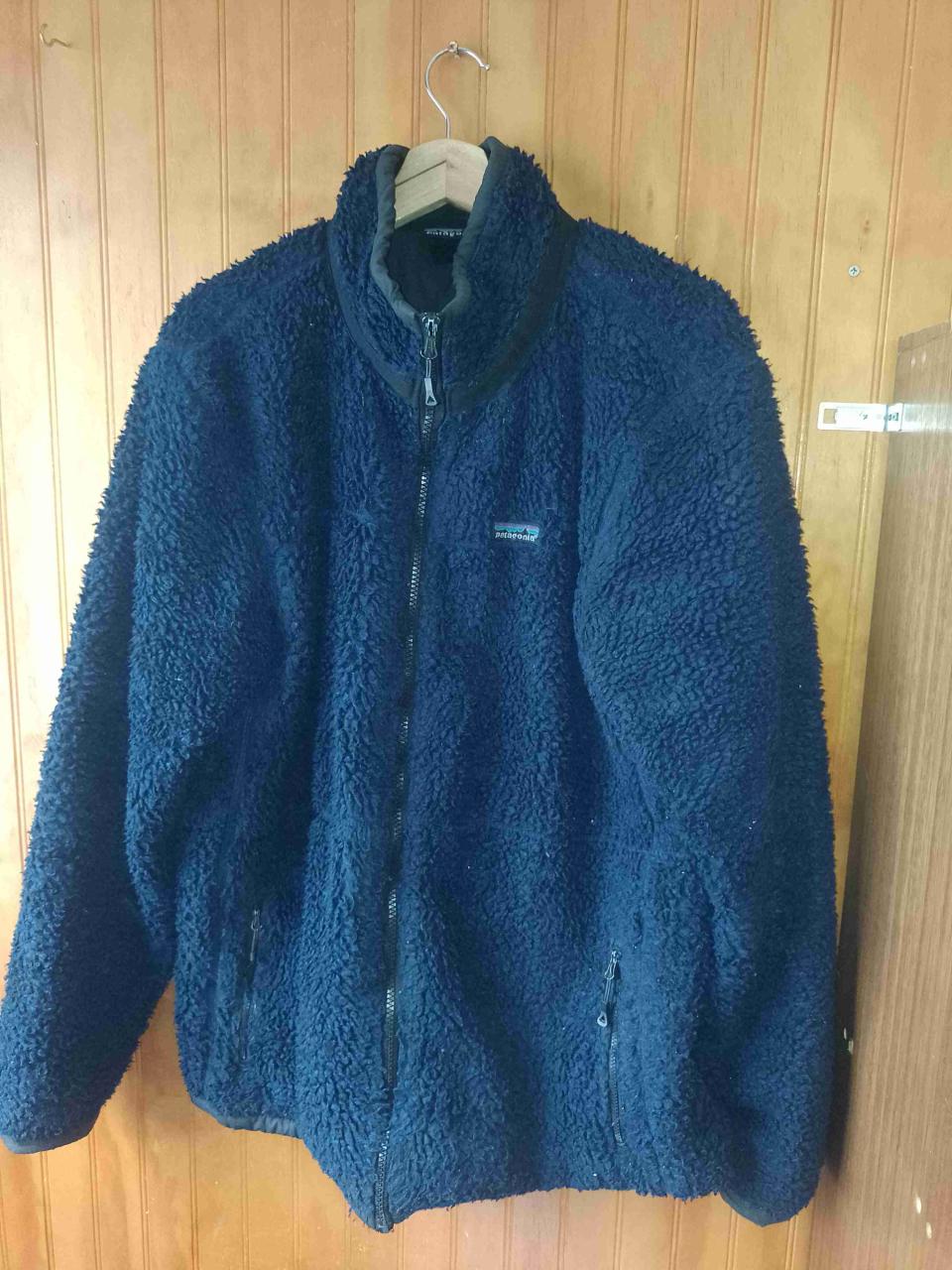 Chaqueta polar azul con cierre - miniatura 1