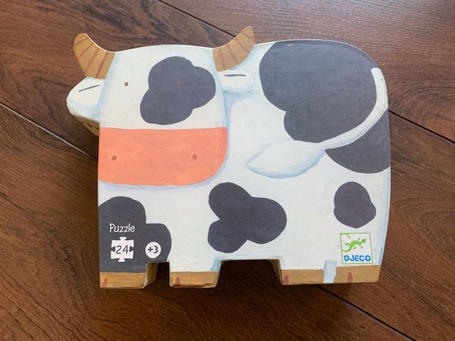 Rompecabezas vaca Djeco 24 piezas - miniatura 1