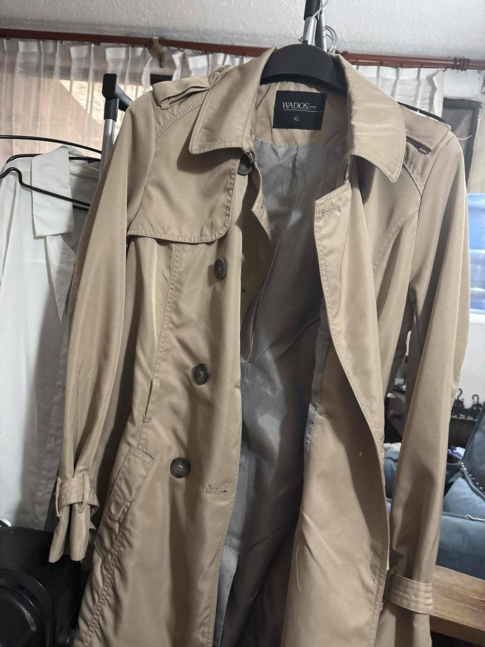 Trench coat beige XL - miniatura 2