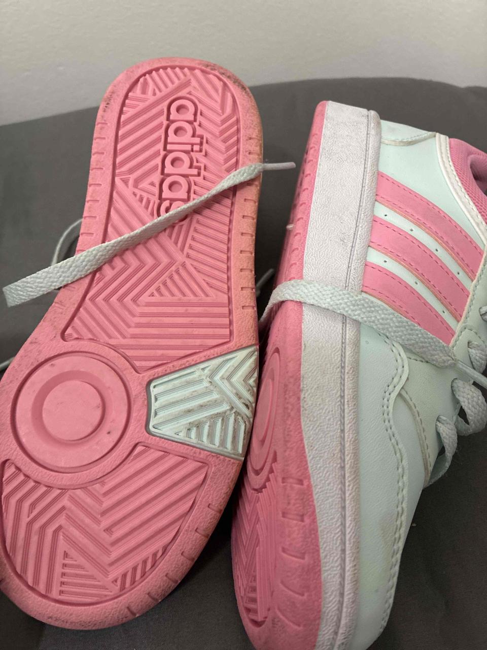 Zapatillas Adidas rosadas y celestes 33 - miniatura 3