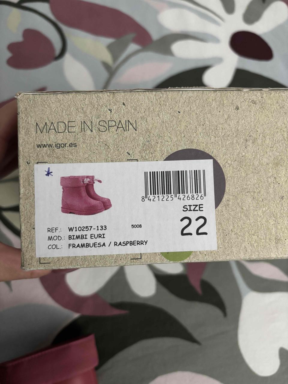 Botas impermeables rosas para niños - miniatura 5