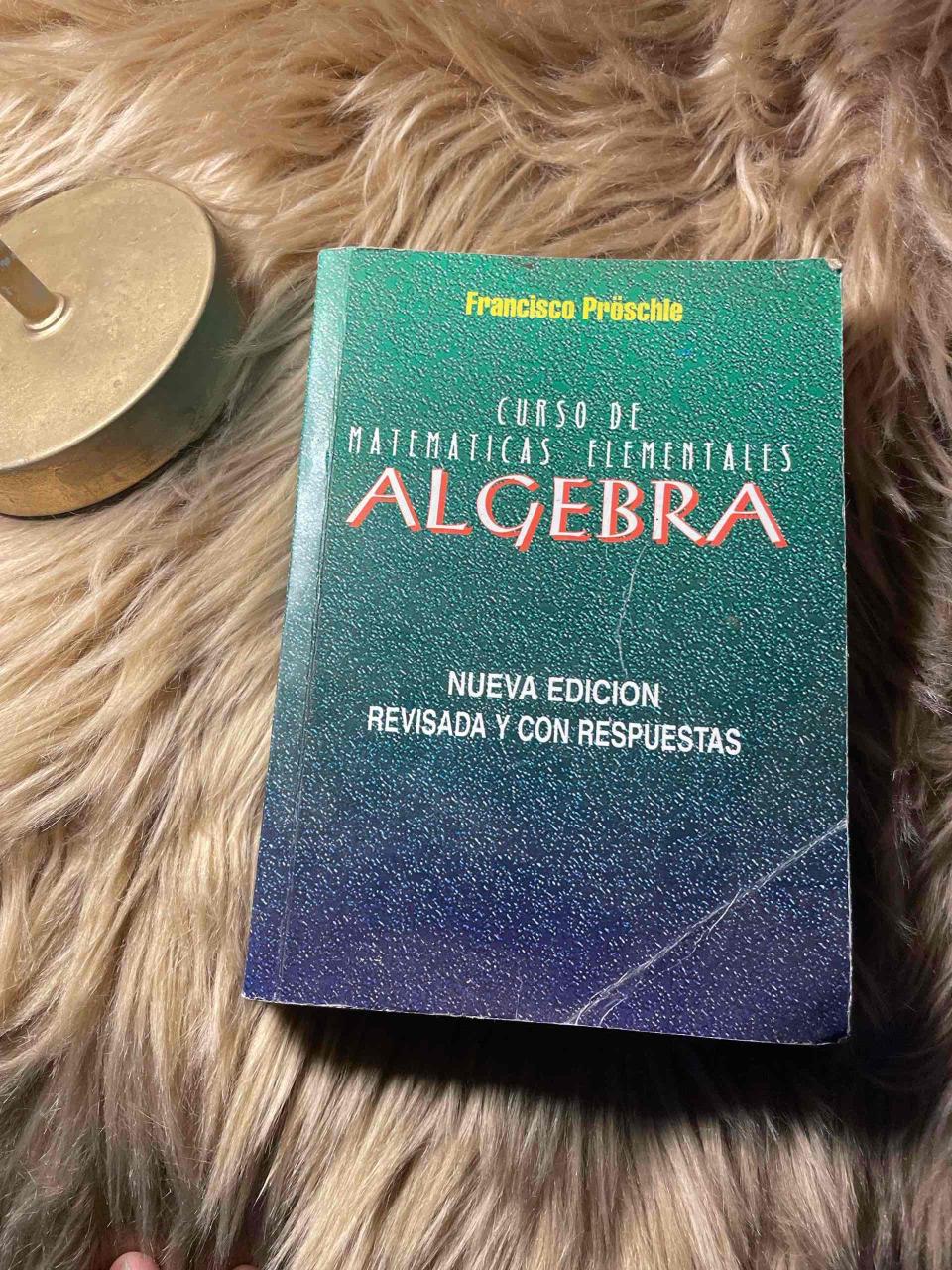 Libro Álgebra Francisco Pröschle - miniatura 1