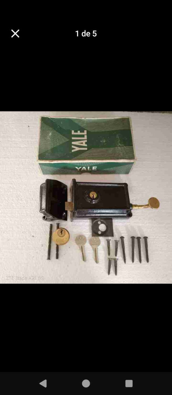 Cerradura Yale negra - miniatura 2
