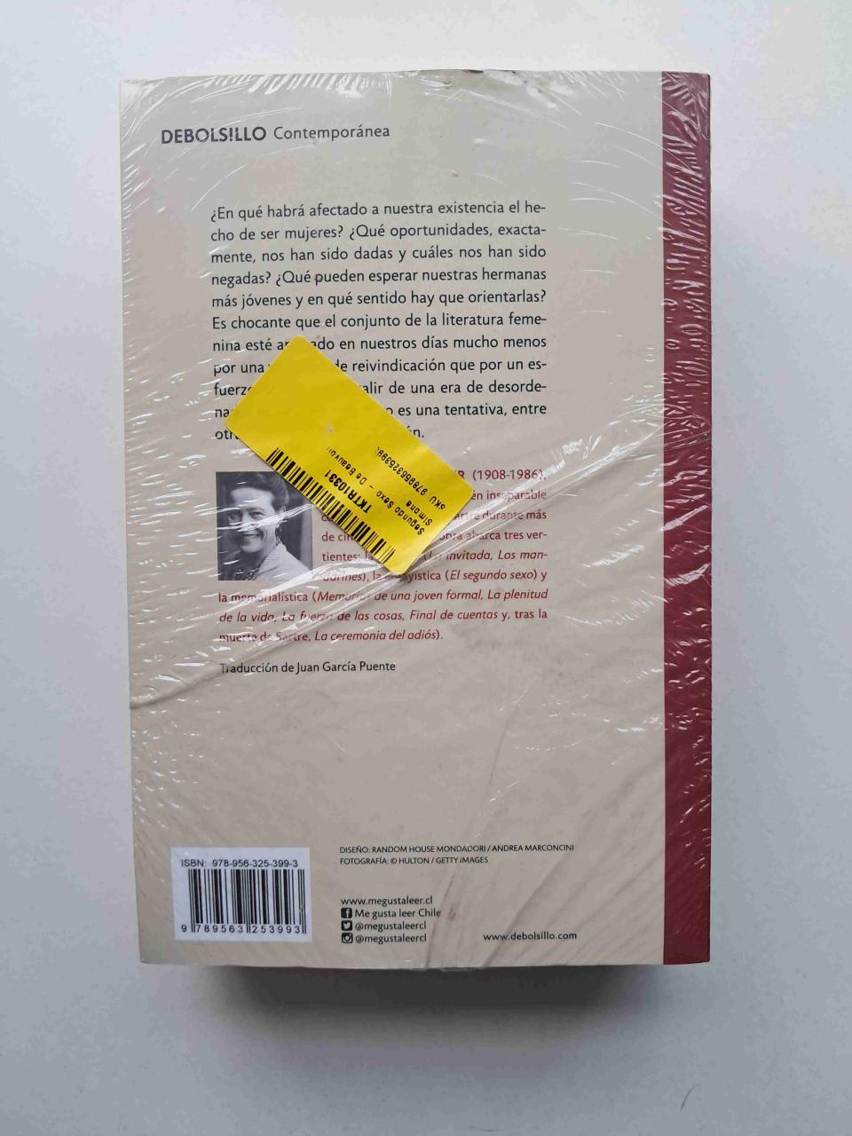 Libro 'El segundo sexo' Simone de Beauvoir - miniatura 2