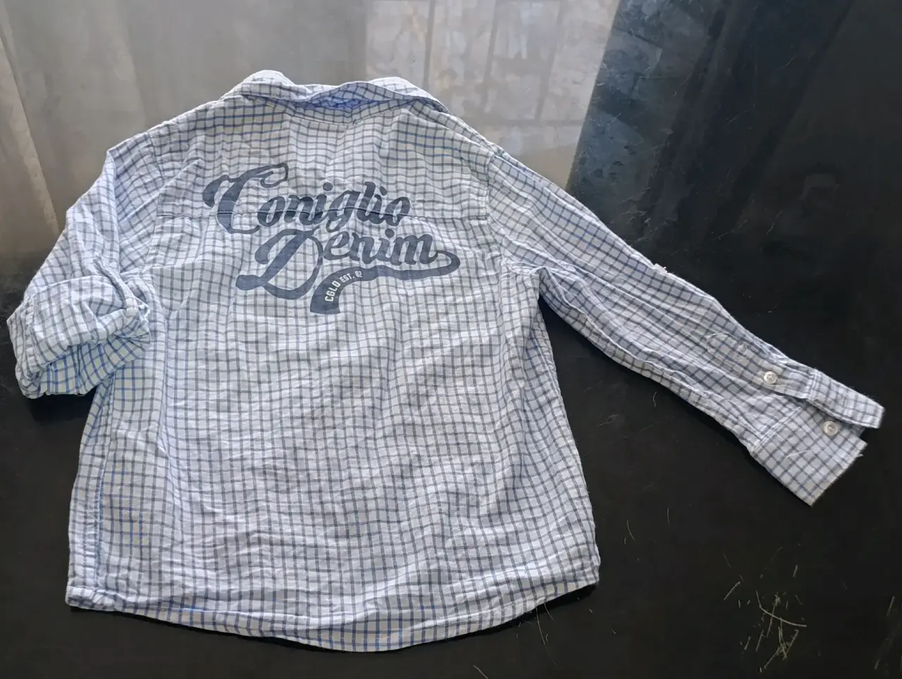 Camisa infantil a cuadros talla 2 - miniatura 2