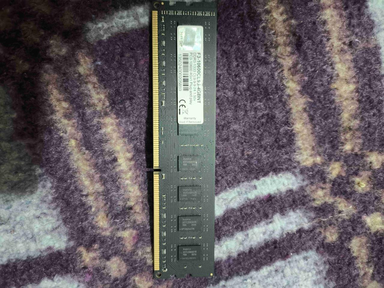 Memoria RAM 4GB DDR3 G.Skill (Escritorio/PC)