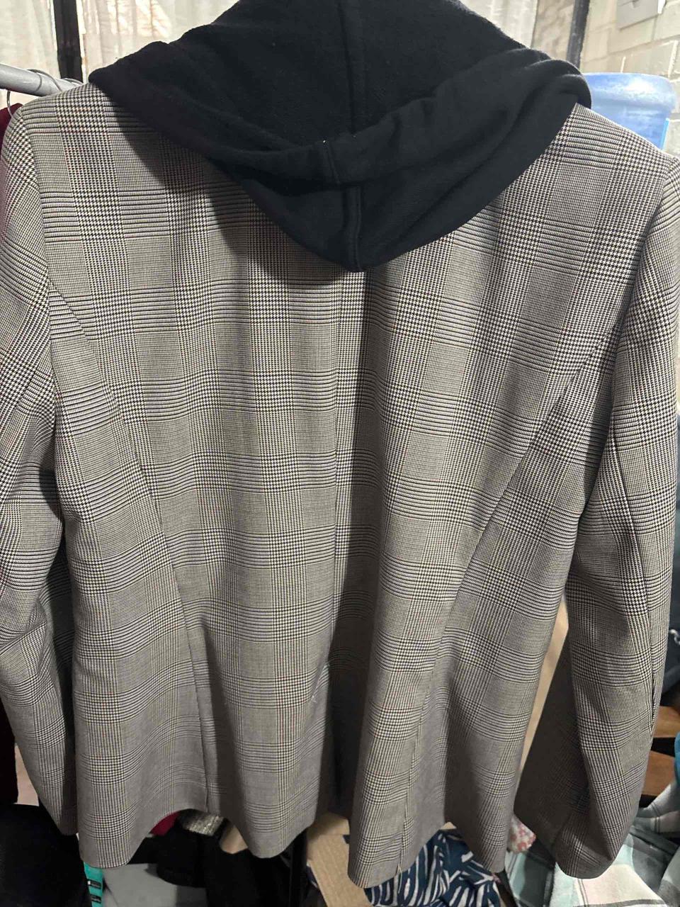 Blazer de cuadro negro - miniatura 2