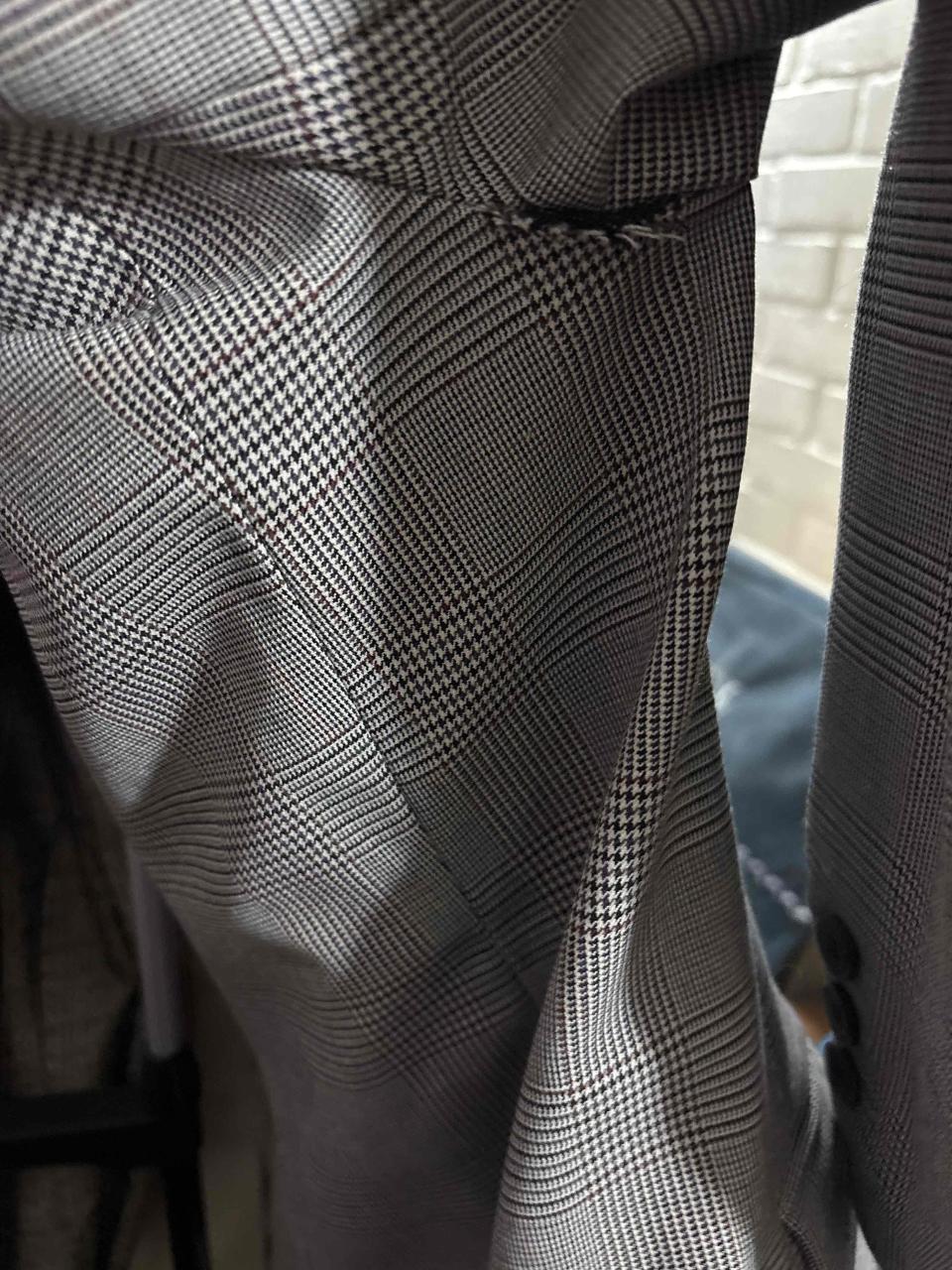 Blazer de cuadro negro - miniatura 4
