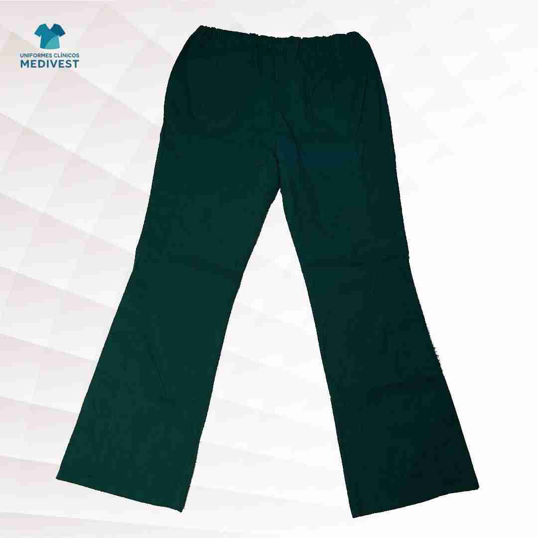 Pantalones clínicos verde oscuro - miniatura 2