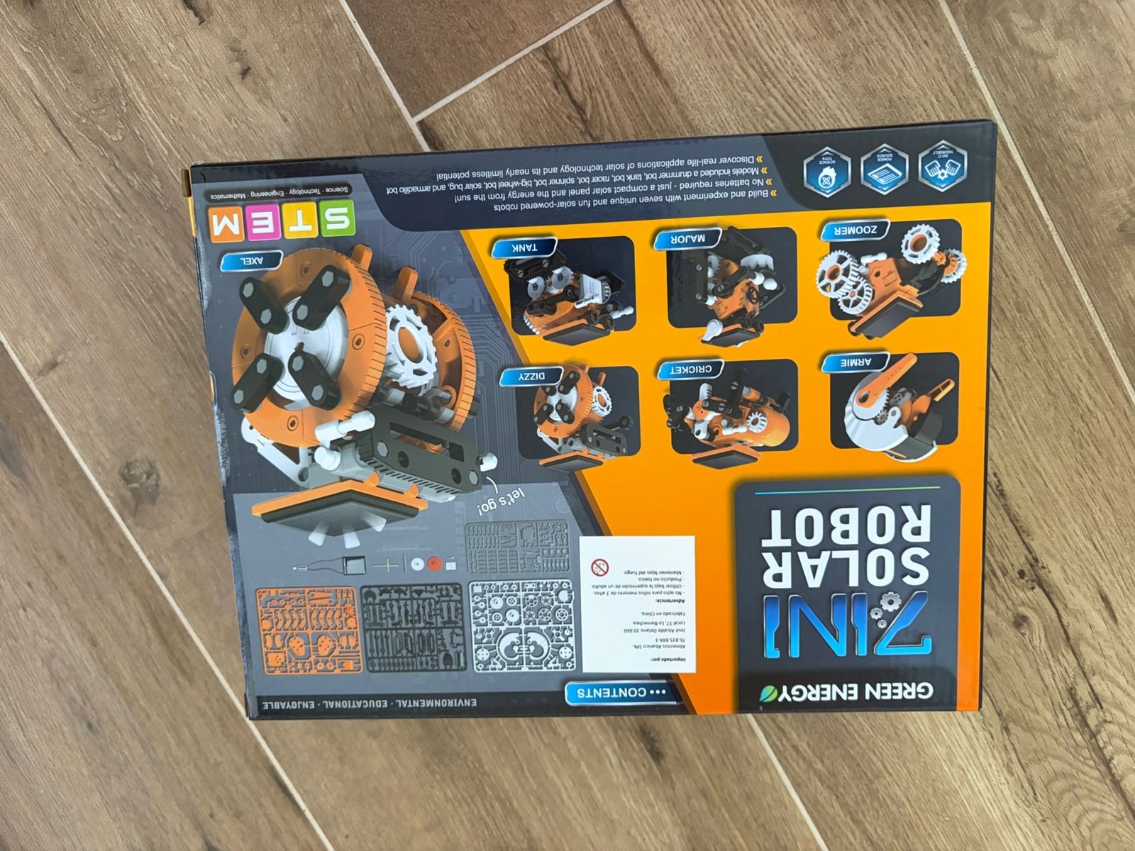 Kit robot solar 7 en 1 STEM - miniatura 2