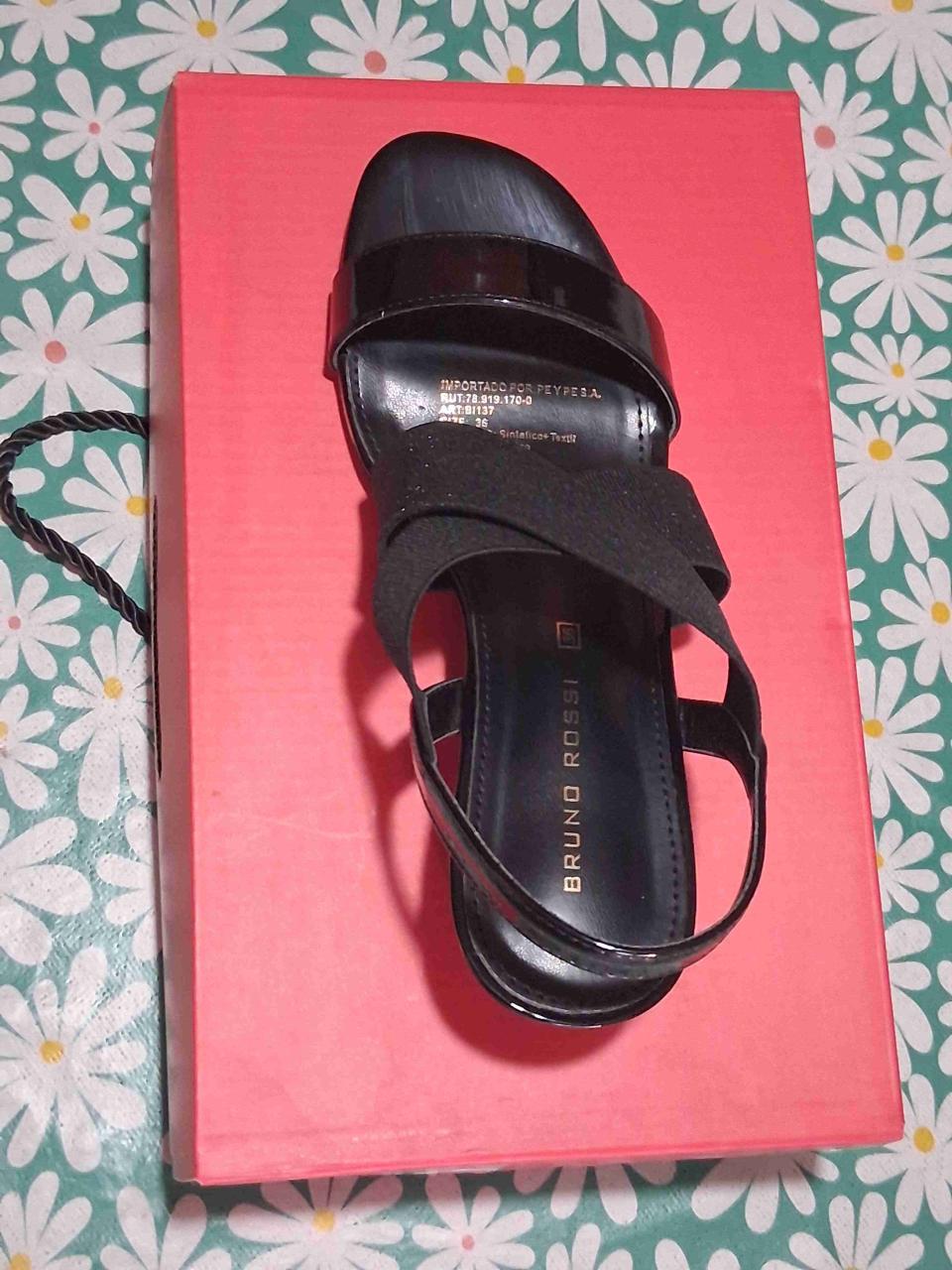 Sandalias negras Bruno Rossi - miniatura 2