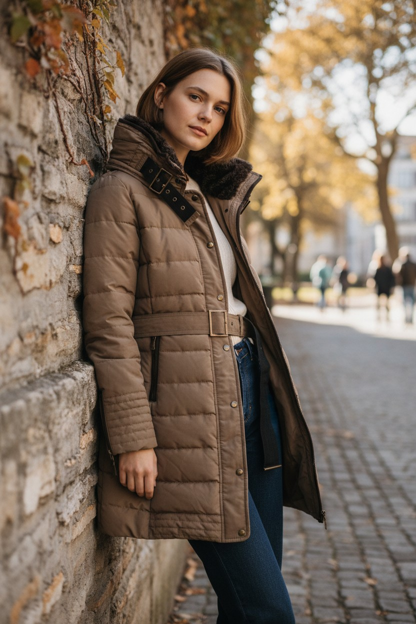 Chaqueta Zara (Pluma de Pato Gris) - miniatura 2