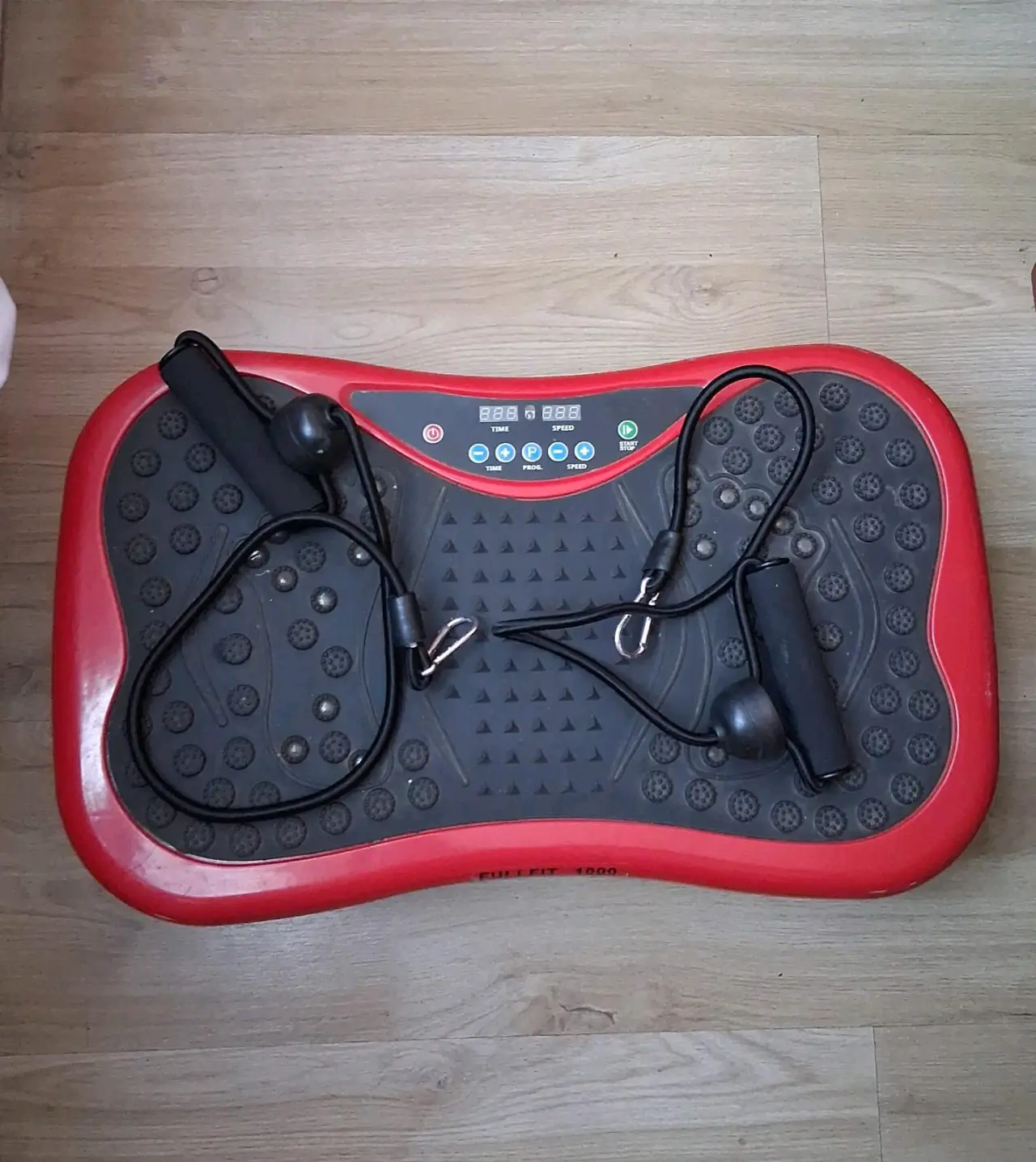Plataforma vibratoria roja