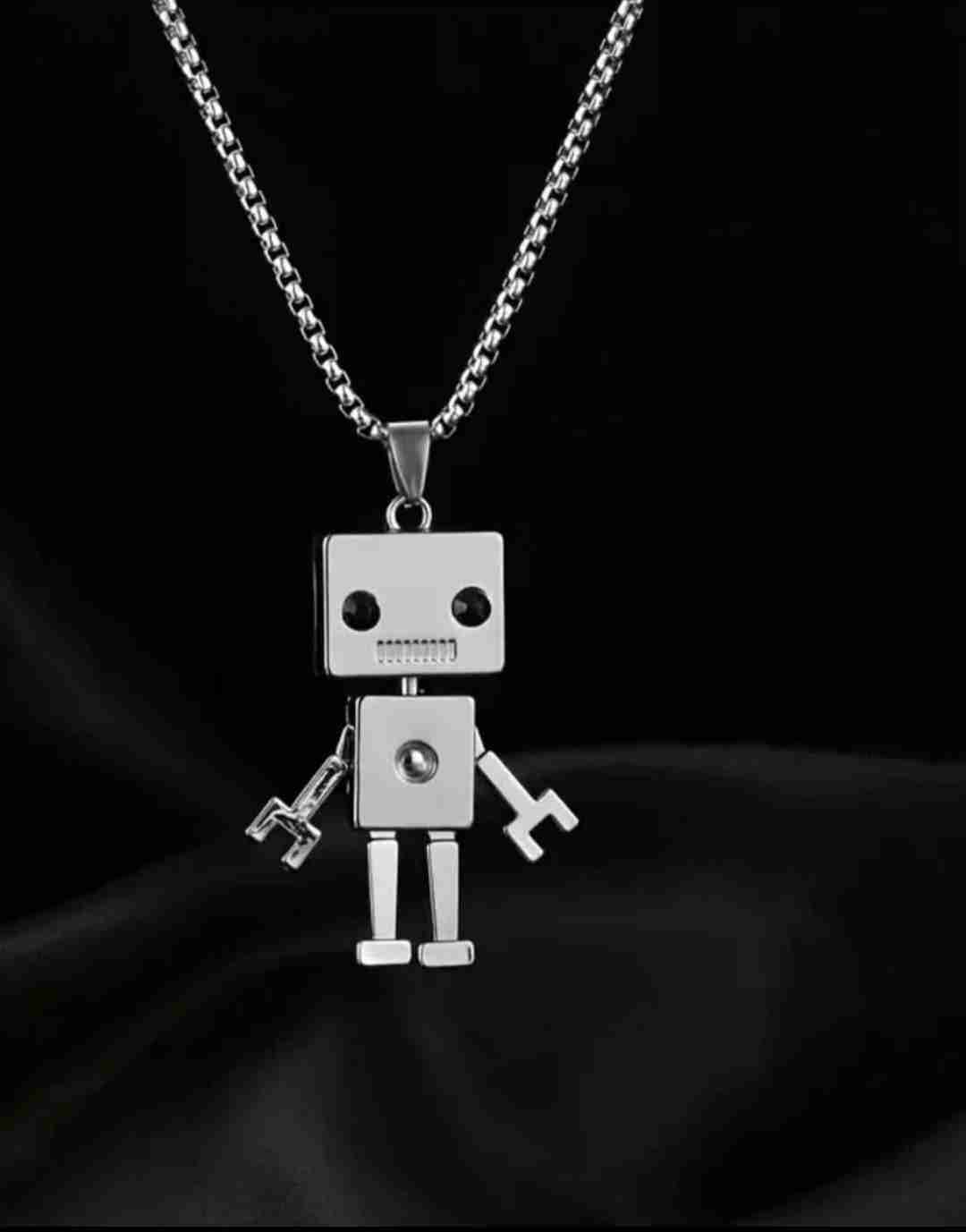Collar con colgante de robot - miniatura 4
