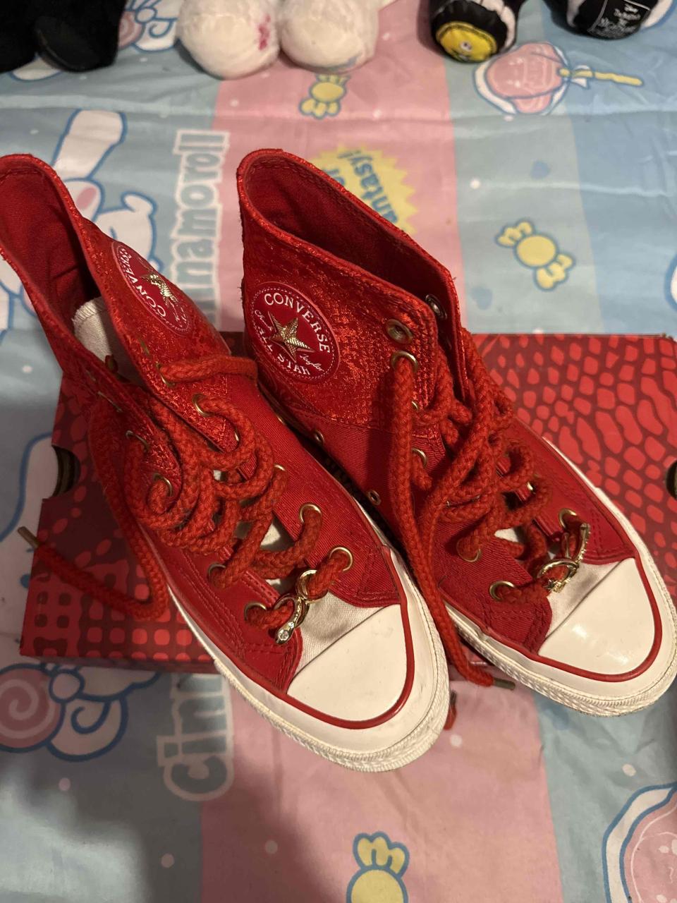 Zapatillas rojas Converse All Star - miniatura 2