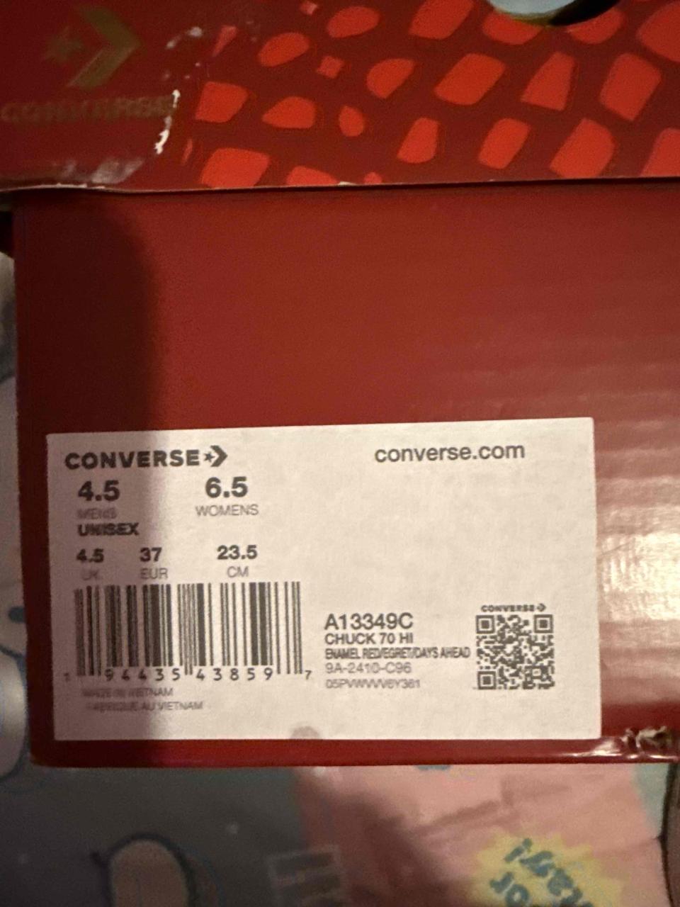 Zapatillas rojas Converse All Star - miniatura 3