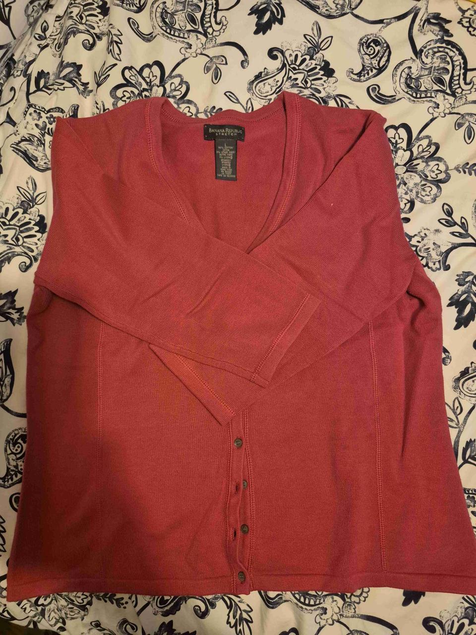 Cardigan fucsia Banana Republic - miniatura 4