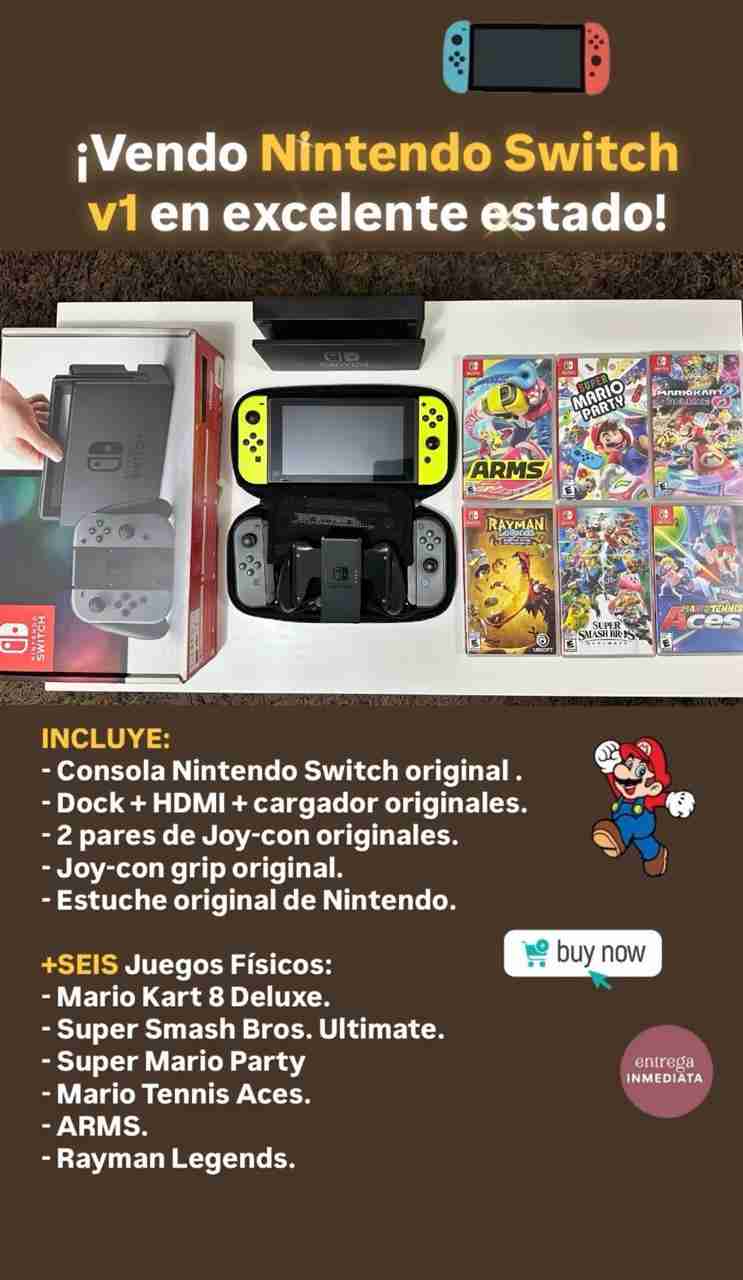 Consola Nintendo Switch, juegos y accesorios - miniatura 2