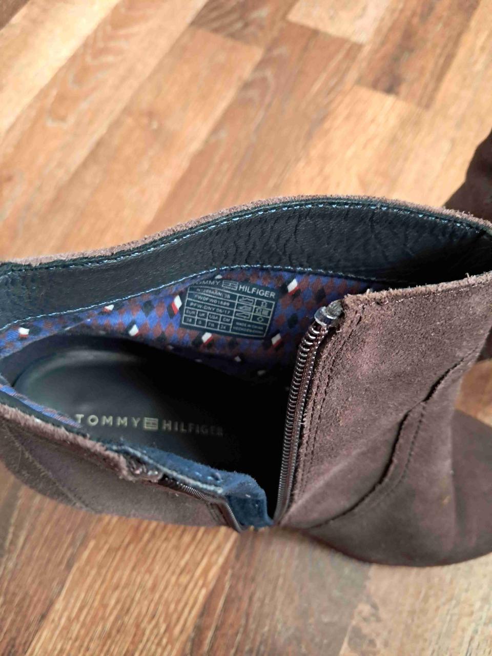 Botines marrones con cierre Talla 38 - miniatura 4