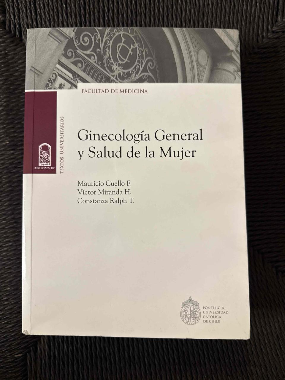 Libro Ginecología y Salud de la Mujer